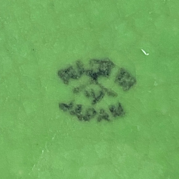 Vintage Green Floral Sakura Cherry Blossom Ceramic Vase Made In Japan Beautiful - Picture 9 of 11